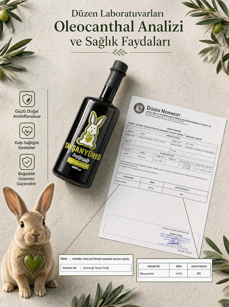 Tavşanyüreği Zeytinyağı Analiz Sonuçları
